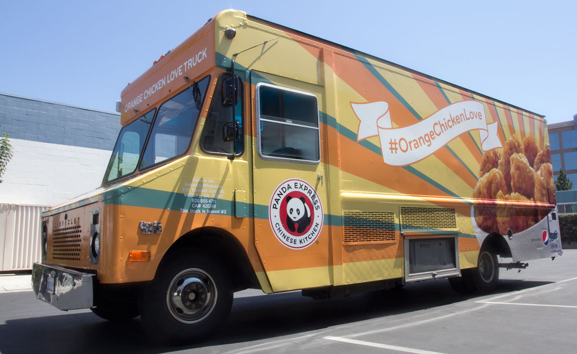 Box Food Truck Wrap Panda Express