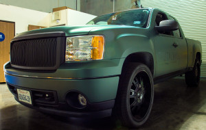 Green Truck Vehicle Restyling
