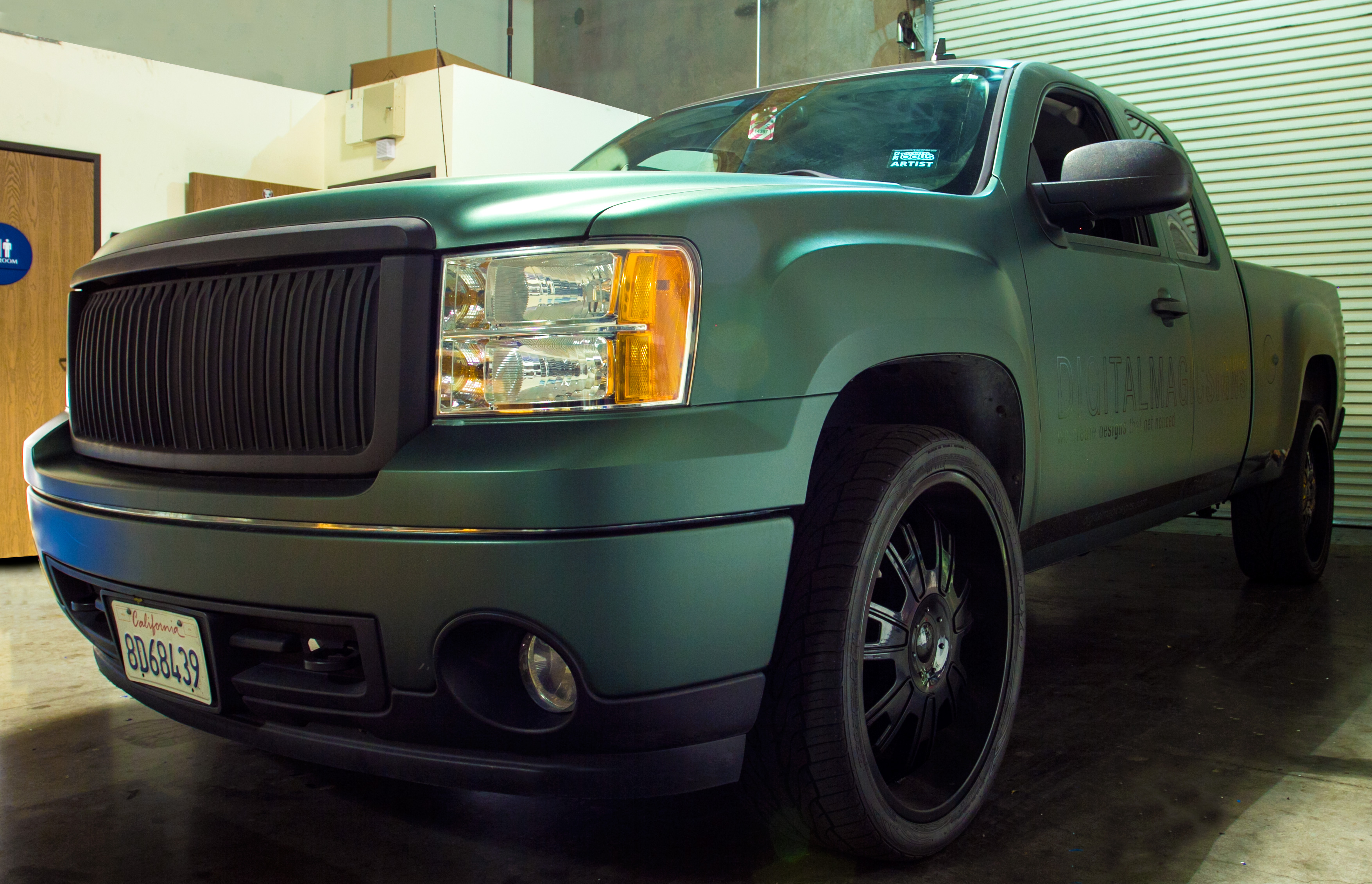 Green Truck Vehicle Restyling